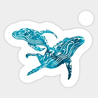 whales Sticker